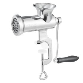 VEVOR Manual Meat Grinder, 304 Stainless Steel Hand Meat Grinder with Steel Table Clamp, Meat Mincer Sausage Maker & 2 Cutting Plates, Cookie Attachme