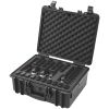 VEVOR Hard Pistol Cases with Pre-cut PU Foam, Waterproof & Dustproof Hard Gun Case for 1 Pistol, 18.9Ã—16.3Ã—8.5 in Lockable Pistol Case, Black