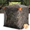 VEVOR Hunting Blind, 270Â° See Through Ground Blind, 2-3 Person Pop Up Deer Blind for Hunting with Carrying Bag, Portable Resilient Hunting Tent, One-