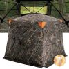 VEVOR Hunting Blind, 270Â° See Through Ground Blind, 4-5 Person Pop Up Deer Blind for Hunting with Carrying Bag, Portable Resilient Hunting Tent, One-