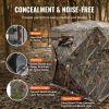 VEVOR Hunting Blind, 270Â° See Through Ground Blind, 1-2 Person Pop Up Deer Blind for Hunting with Carrying Bag, Portable Resilient Hunting Tent, One-
