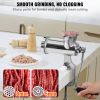 VEVOR Manual Meat Grinder, 304 Stainless Steel Hand Meat Grinder with Steel Table Clamp, Meat Mincer Sausage Maker & 2 Cutting Plates, Cookie Attachme