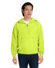 Adult Packable Anorak 1/4 Zip Jacket - BLACK - S