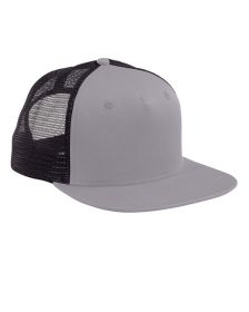 Big Accessories BX025 Surfer Trucker Cap (Color: GREY/ BLACK, size: OS)