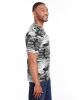 Men's Camo T-Shirt - BLUE WOODLAND - S