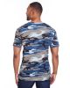 Men's Camo T-Shirt - BLUE WOODLAND - S