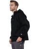 Adult Packable Anorak 1/4 Zip Jacket - BLACK - S